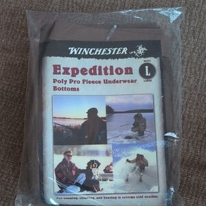 Winchester Expedition Fleece Underwear Bottoms - Brown
